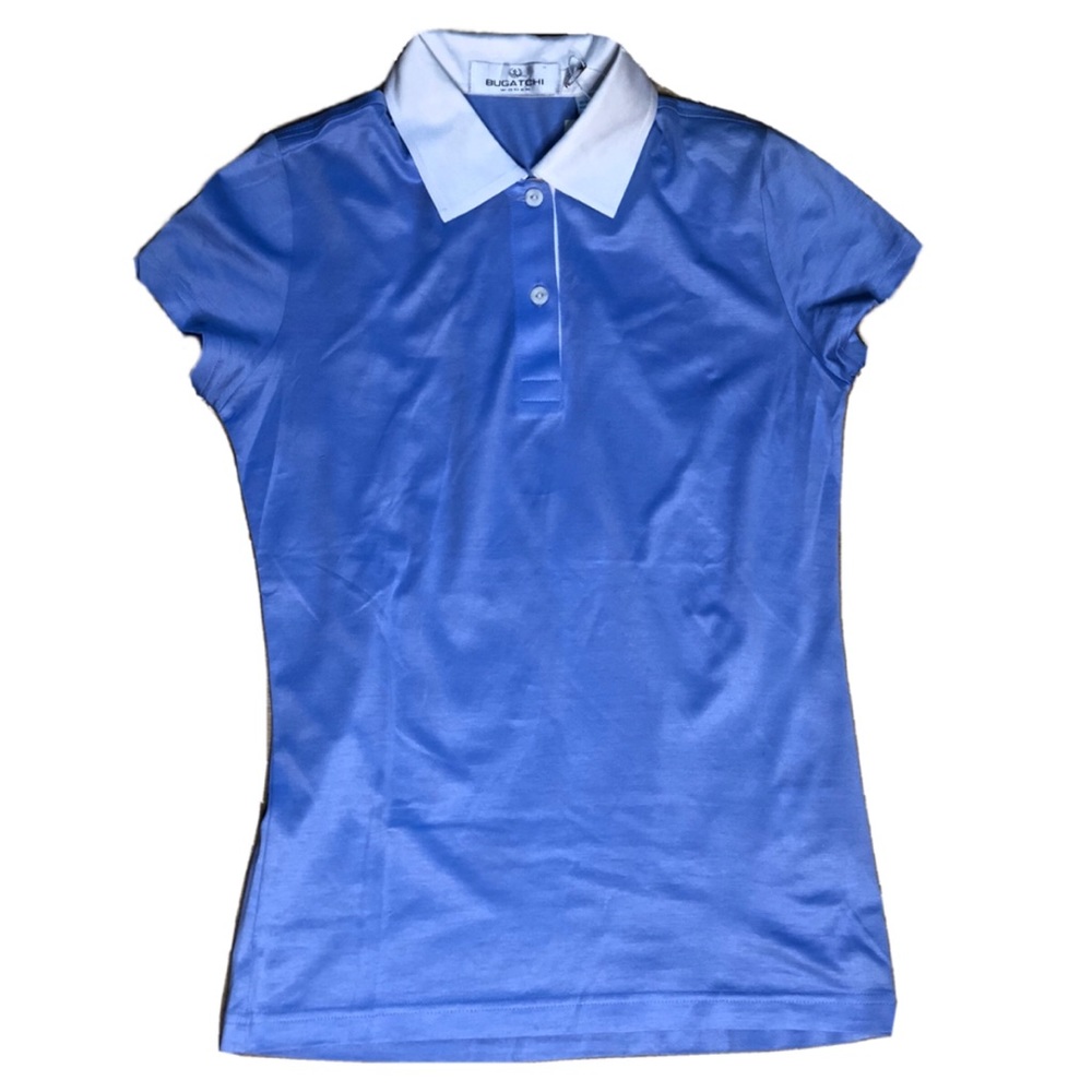 BUGATCHI Blue Women’s Cotton Polo